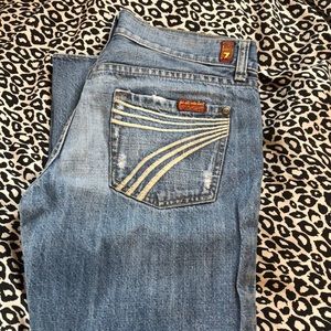 Size 26 7FAMK dojo jeans
